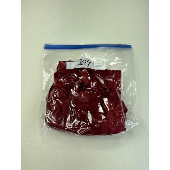 Batik Bay Mens Hawaiian Shirt Palm Tree Print Short Sleeve Casual Red L - Picture 7 of 7